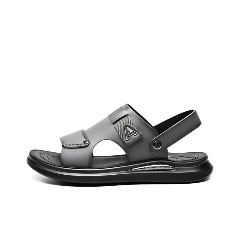 AOKANG Beach Sandals Men Black-6