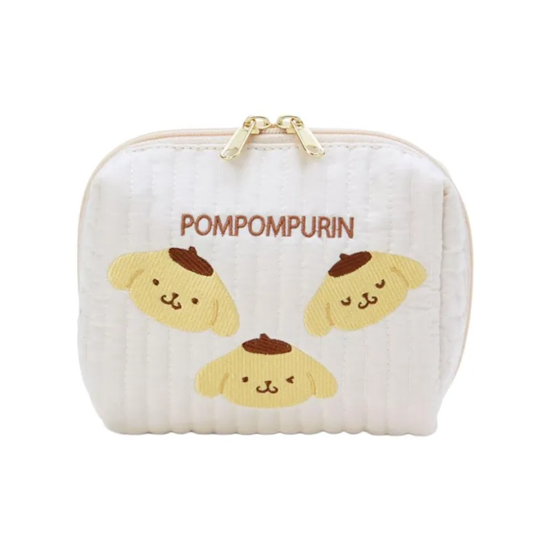 Sanrio Polyester Makeup Bag Unisex Light Yellow-0