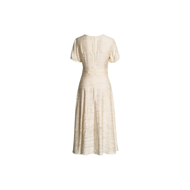 ROEYSHOUSE Short Sleeved Dresses Women's Apricot-1