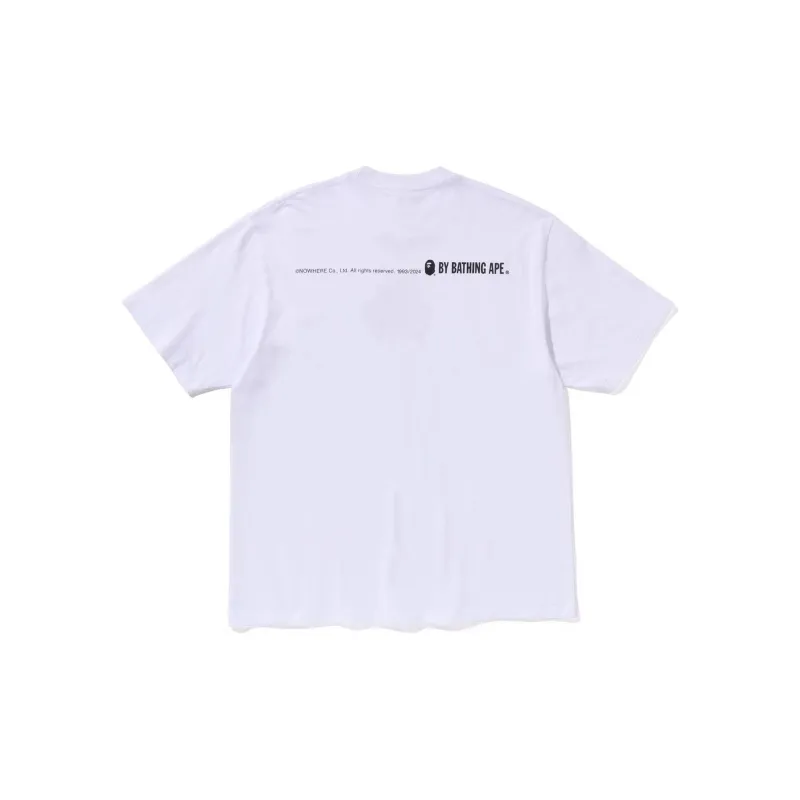 A BATHING APE Logo print Cotton T shirt-1