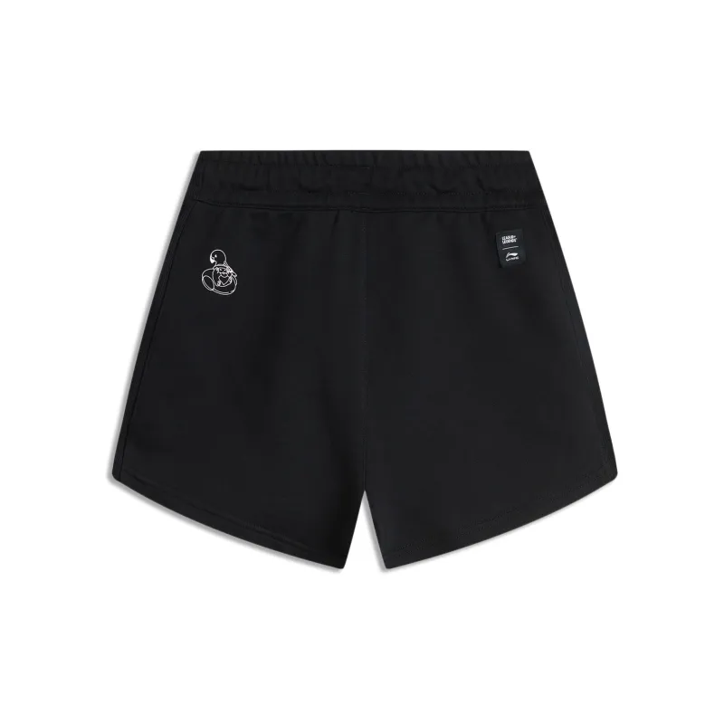 LiNing Sports Life Collection Casual Shorts Women's Black-1
