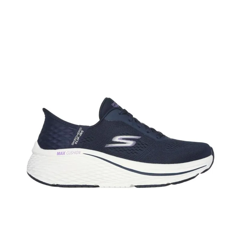 Skechers Slip Ins Anti Slip Wear Resistant Low Top Casual Running Shoes Women's Blue Purple-1