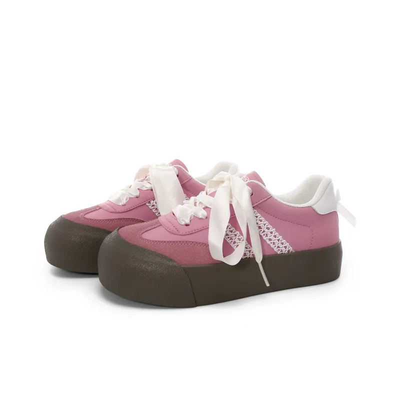 Cob Anti Slip And Wear Resistant Lightweight Low Top Skateboard Shoes Women's-11
