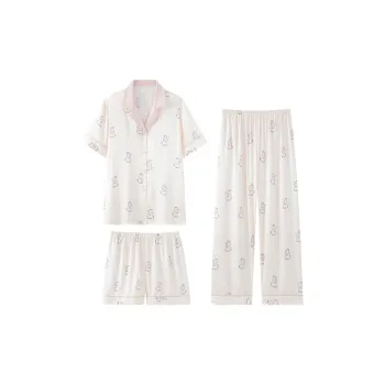O'MESIK Pajama Set Women's White