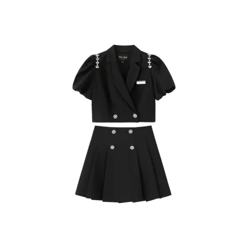 PHORM Two Piece Skirt Sets Women's Set Ink Black