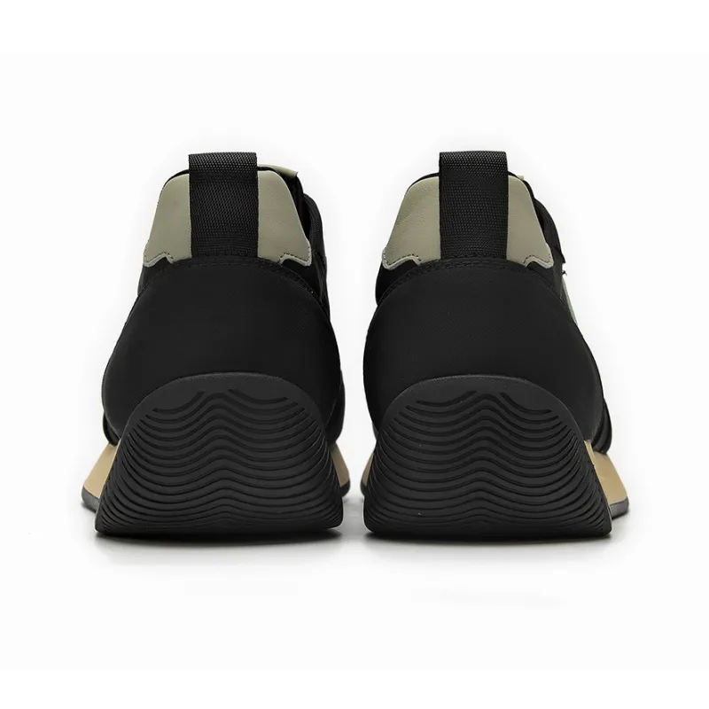 HLA Outdoor Trendy Patchwork Casual Shoes With Height Increase Wear-Resistant Running Shoes Men's-3