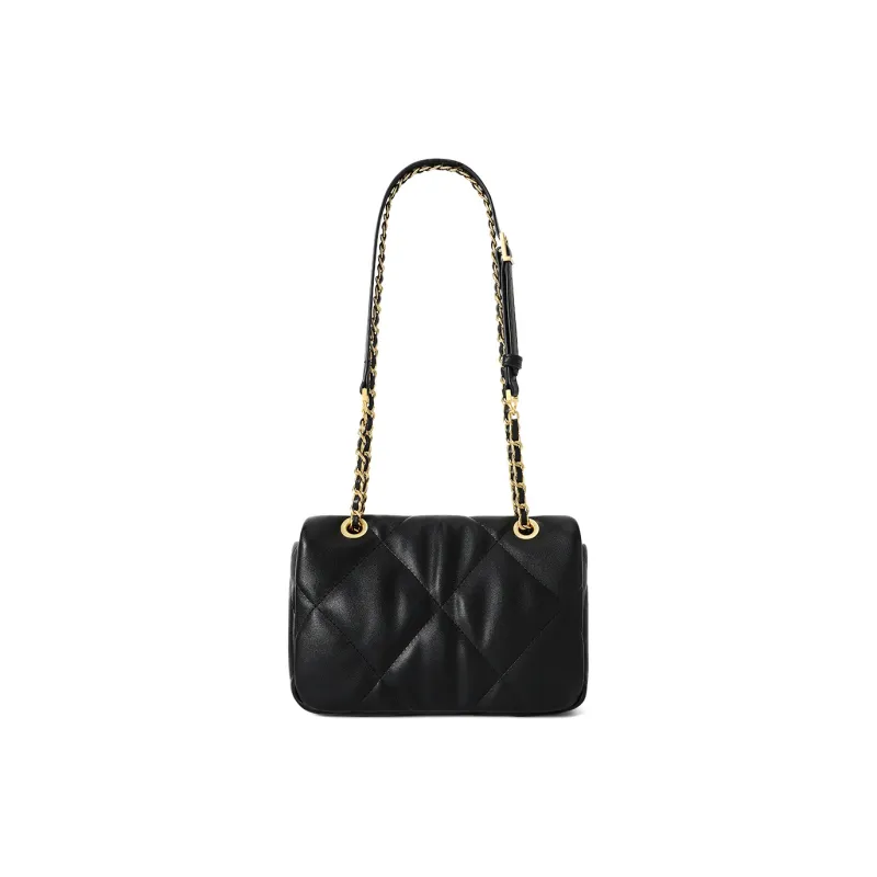 CASSILE Cow Leather Patchwork Synthetic Leather Shoulder Bag Chain Shoulder Bag Women's Multicolor-3