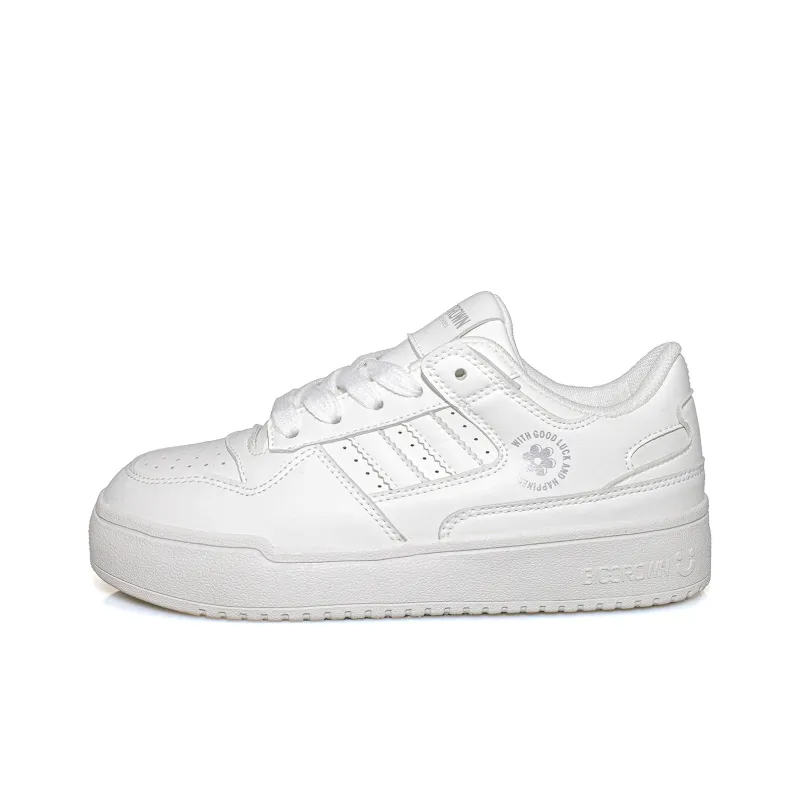 B10CROWN Slip Resistant Cushioning Low Top Skateboard Shoes Women's White-0