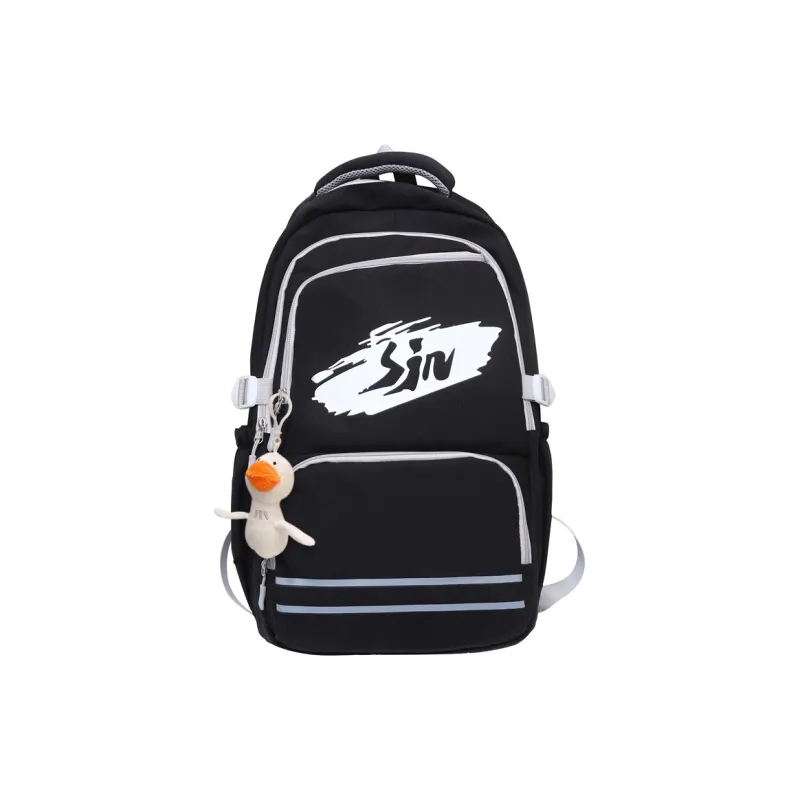 SWIMADE Nylon Backpack Regular Black/White Red/Red/Blue/Green-7