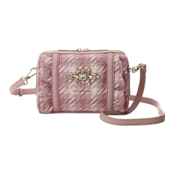 SAMANTHA THAVASA Synthetic Leather Shoulder Bag Women's Pink