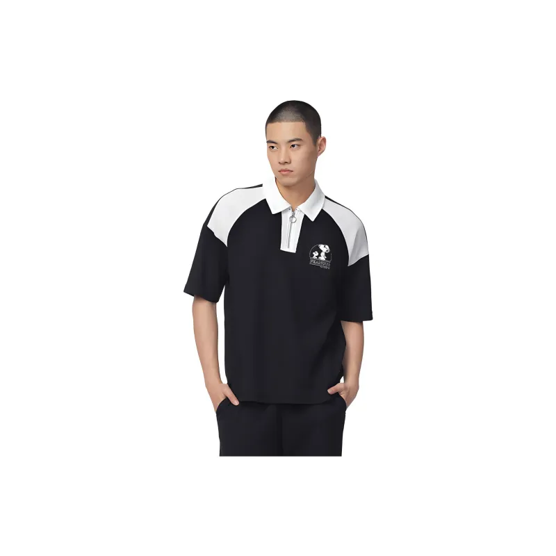 Fun x SHINUBI LIANMINGKUAN Polo Shirt Unisex Black-1