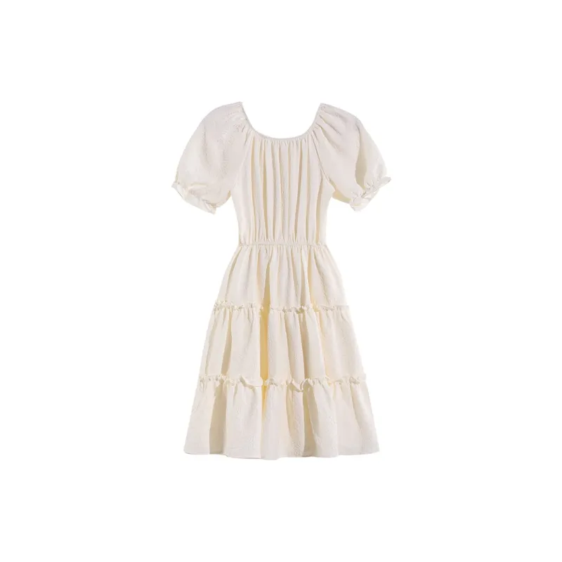 AHDO Short Sleeved Dresses Women's-1