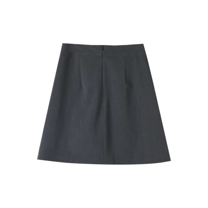 HIPPIEMISS Casual Short Skirts Women's Dark Gray-1