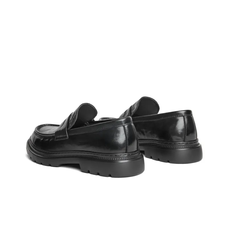 BELLE Men's Casual Shoes Men Low-Top Black-3