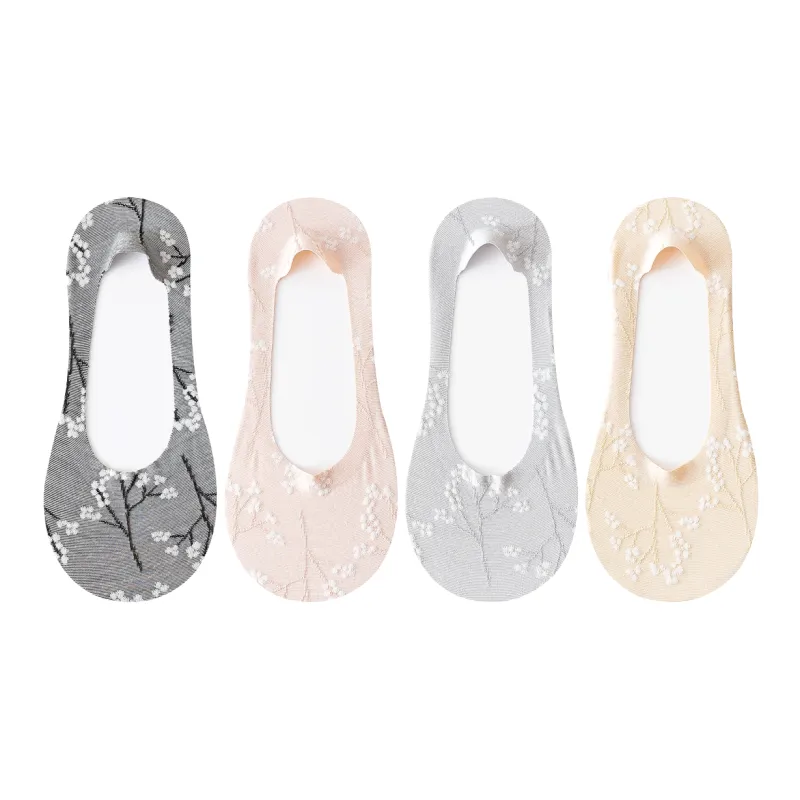 AUGUST No Show Socks Women's 5 Pack-0
