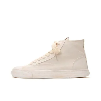 MIHARA YASUHIRO Past Sole High Top Canvas Shoes Unisex