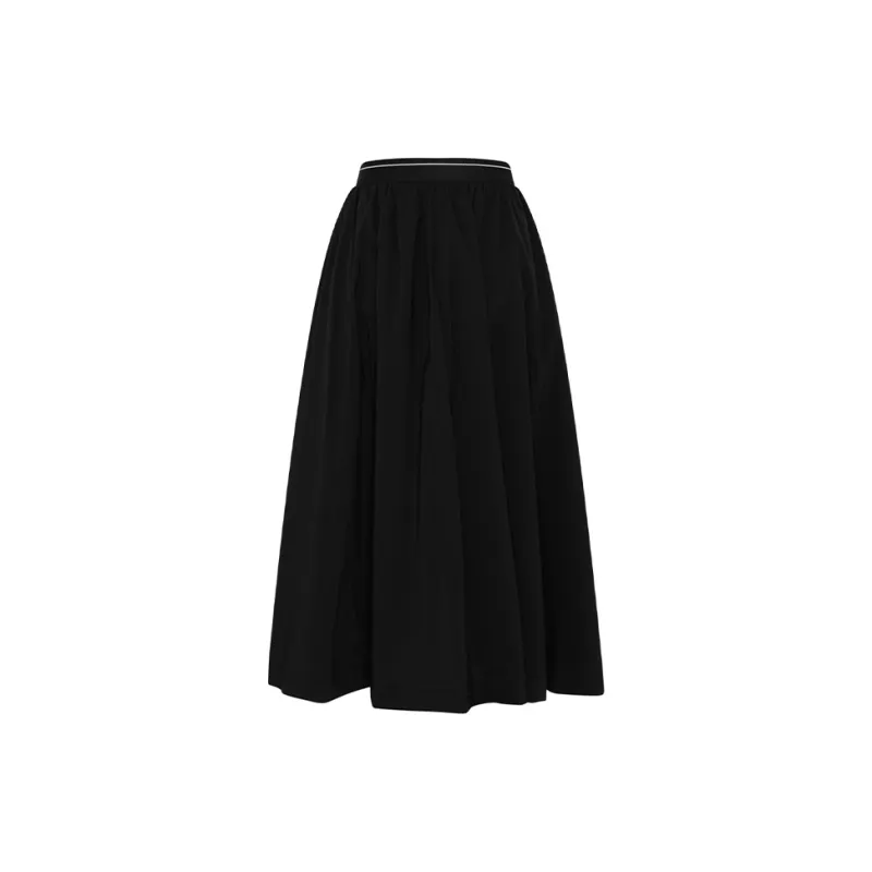 NAVIGARE Casual Long Skirt Women's Night Black-1