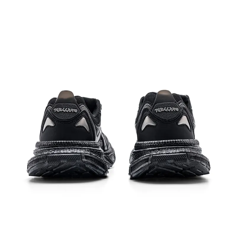 TCELLARS Cushioning Abrasion Resistant Lightweight Height Increasing Mat Low Top Chunky Sneakers Unisex-42
