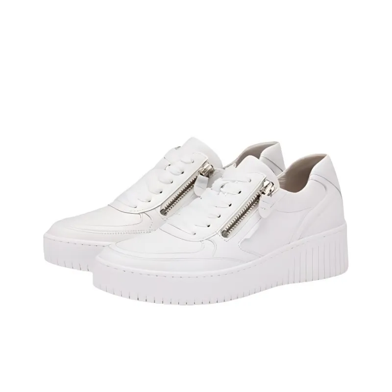 Gabor Low-Top Skateboard Shoes Women's White-2