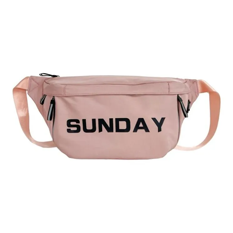 BRABOSTON Nylon Sling Bag Unisex Ecru/Gray/Black/Neon Green/Pink-11