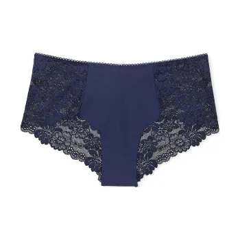 Victoria's Secret PINK NO SHOW CHEEKY PANTY / MNLT Underpants Women's 1 Pack Blue