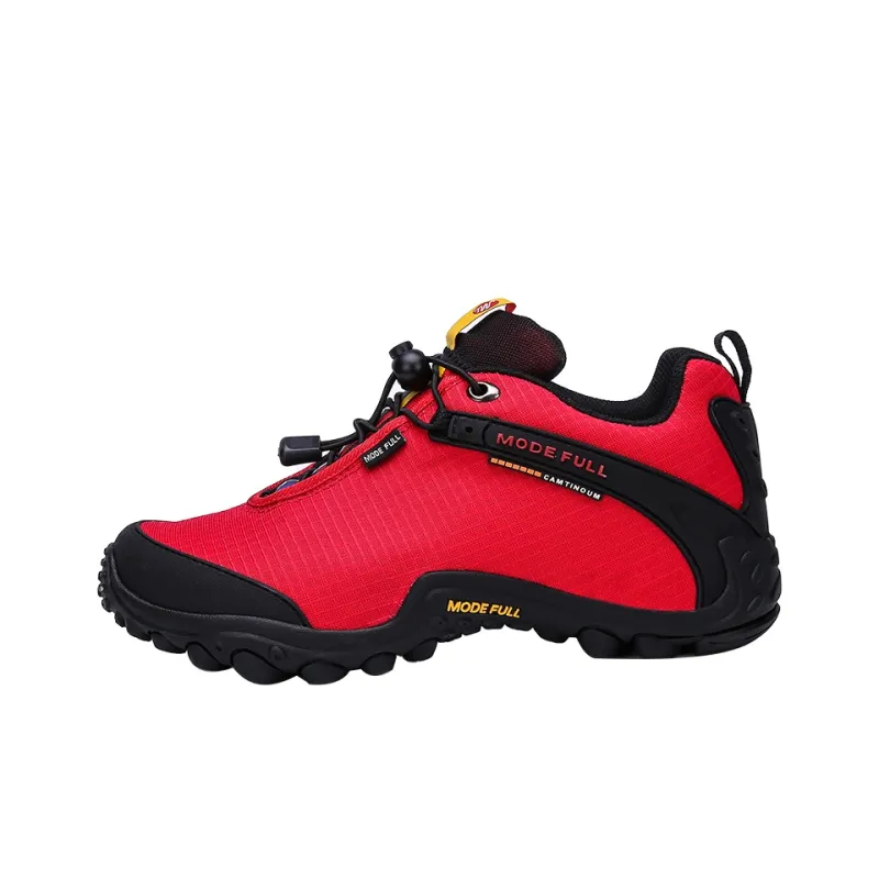 MODE FULL Cushioning Anti Slip Wear Resistant Breathable Support Impact Resistant Low Top Hiking Shoes Men's-6
