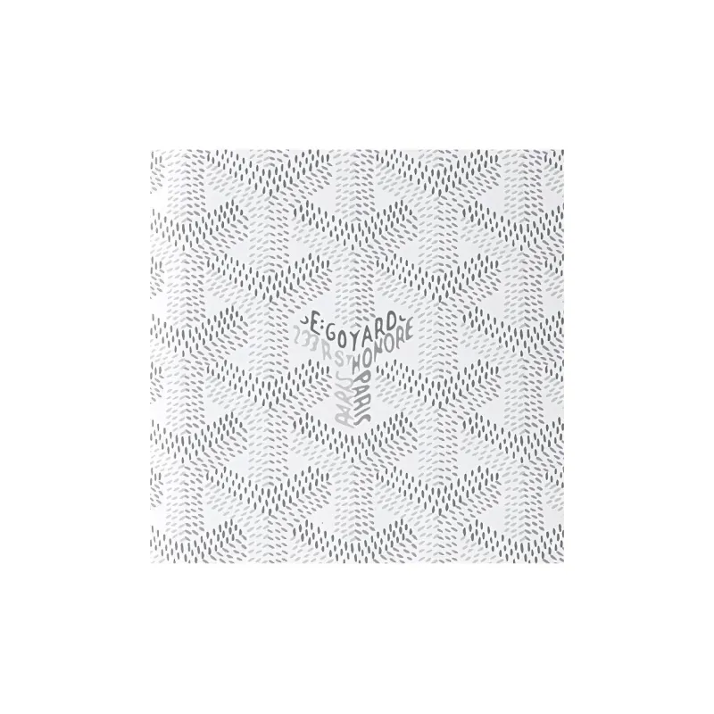 GOYARD Grenelle Canvas With Leather Card Holder Passport Holder Unisex White-6