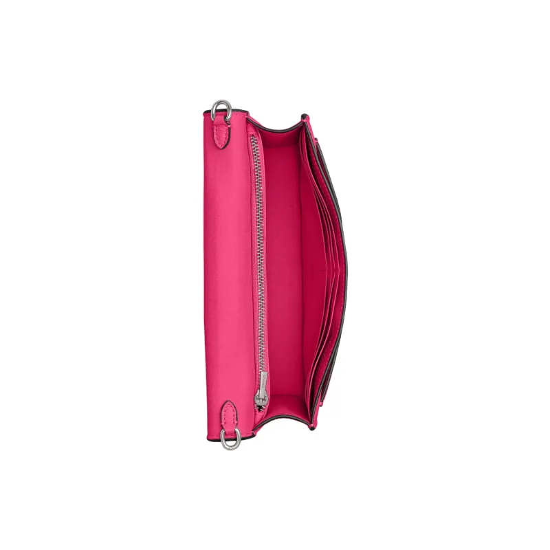 COACH Tabby Pebbled Leather Clutches Shoulder Bag Crossbody Bag Small Size Women's Dragon Fruit Red-1