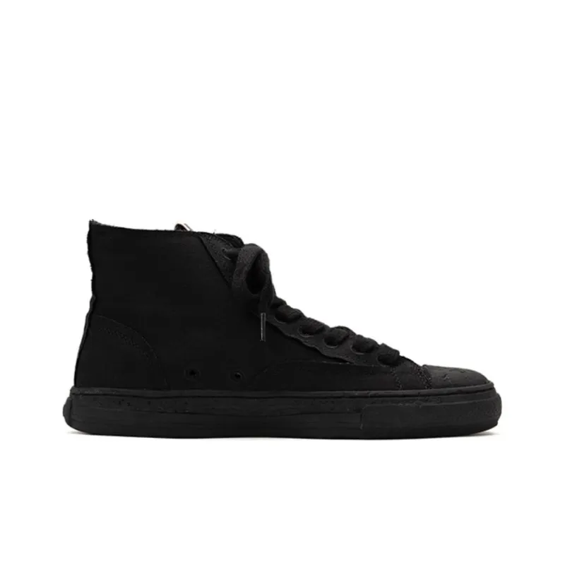MIHARA YASUHIRO Past Sole High-Top Canvas Shoes Unisex-12