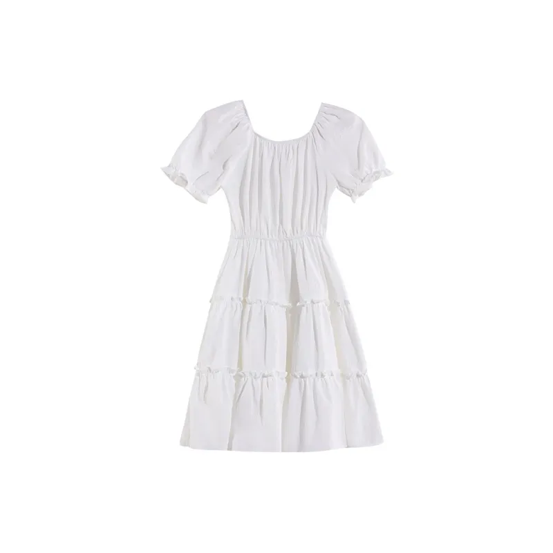 AHDO Short Sleeved Dresses Women's-3