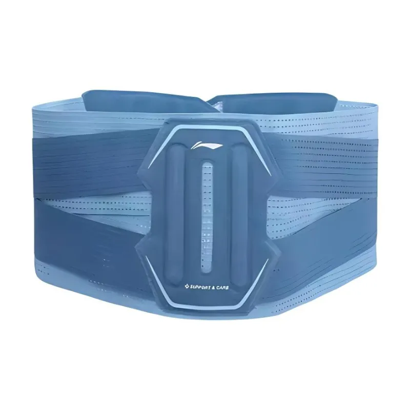 LiNing Back Support Braces Fitness Breathable Protective Compression Elastane Polyester Men's-3