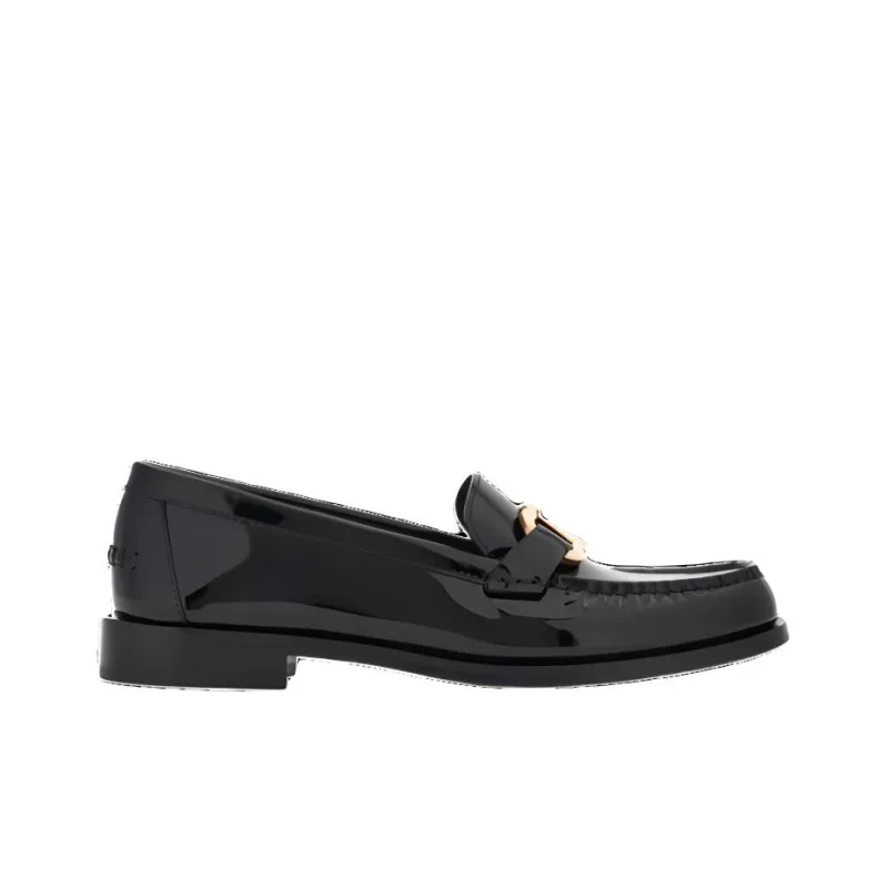 FERRAGAMO Gancini-buckle Leather Loafers-1
