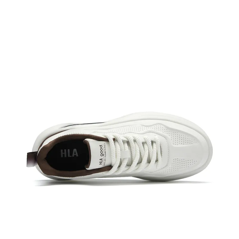 HLA Height-Increasing Breathable Fashion Casual Shoes Wear-Resistant Platform Athletic Shoes Men's-9