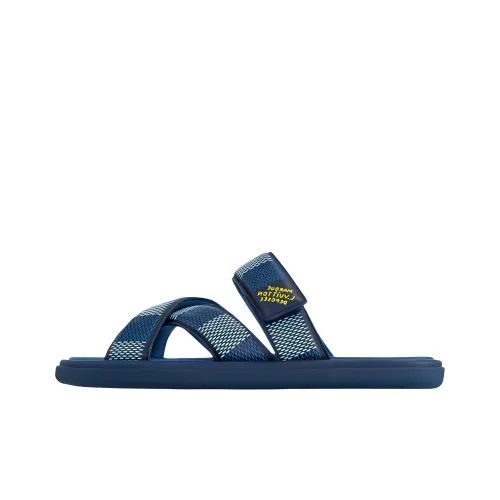 LOUIS VUITTON Slip-Resistant Slide Slippers Men's Gaga