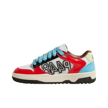 BOMBETTE x P448 Mason Low-Top Skateboard Shoes Women's Red