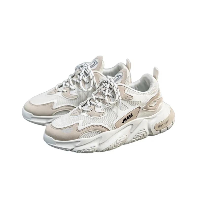 JKEM Cushioned Wear-Resistant Slip-Resistant Low-Top Chunky Sneakers Men's-10