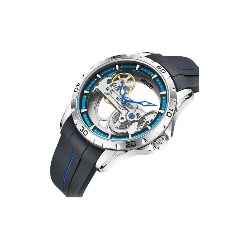 MITICO Mechanical Movement Watch Unisex Cut Out Dial MH4S3R31-4