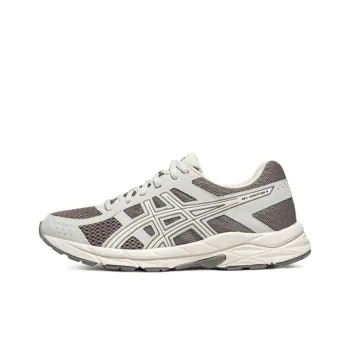 Asics Gel Contend 4 Anti Slip And Wear Resistant Breathable Low Top Running Shoes Women's Gray