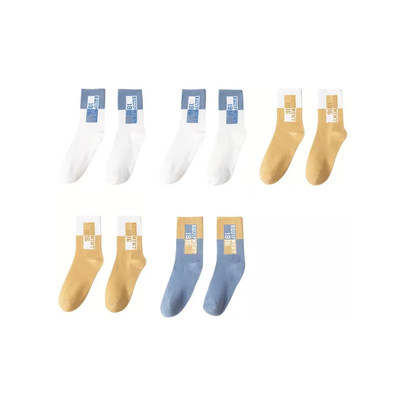 MIIOW Mid-Calf Socks Men's 5 Pack-3