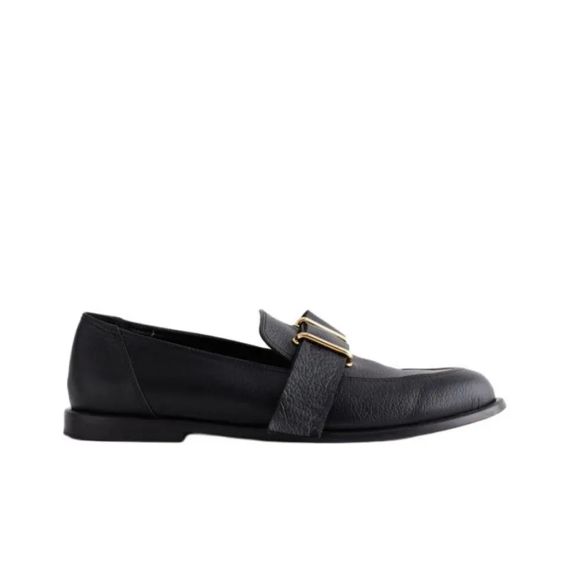 TIBI Morris Loafers Unisex Black-1