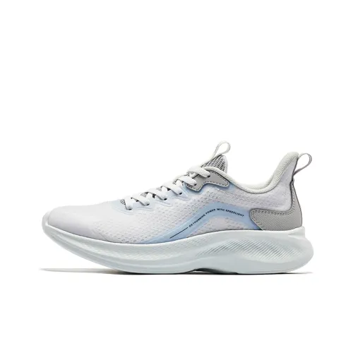 QIAODAN Running Shoes Women's Low-Top Jordan White Sky Blue