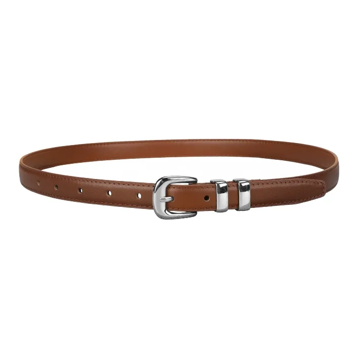 15 MINS Cow Leather Belts Women's Width 1.9cm-7