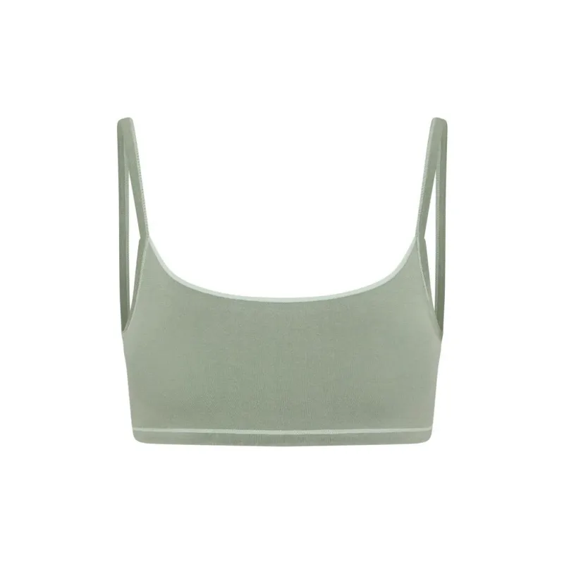 SKIMS SEAMLESS MODAL SQUARE NECK BRALETTE Bra Women's MINERAL/Mineral-0