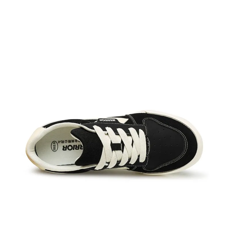 Warrior Coverage Slip Resistant, Abrasion Resistant, Breathable Low Top Skateboard Shoes Unisex Black Rice-3