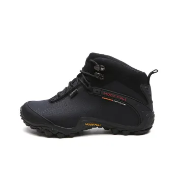 MODE FULL Hiking / Trekking Shoes Men High-Top Black