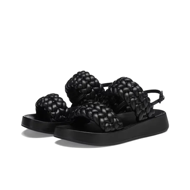 ASH VOYAGE BIS Collection Height Increasing Comfortable Lazy Person One Strap Sandals 4cm Women's-7