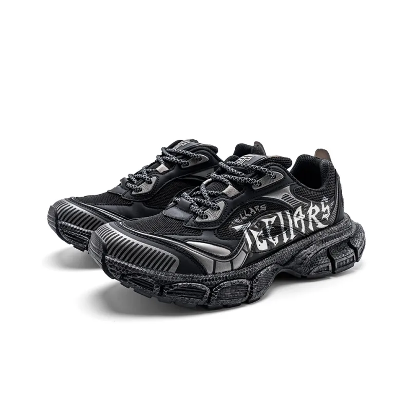 TCELLARS Cushioning Abrasion Resistant Lightweight Height Increasing Mat Low Top Chunky Sneakers Unisex-41
