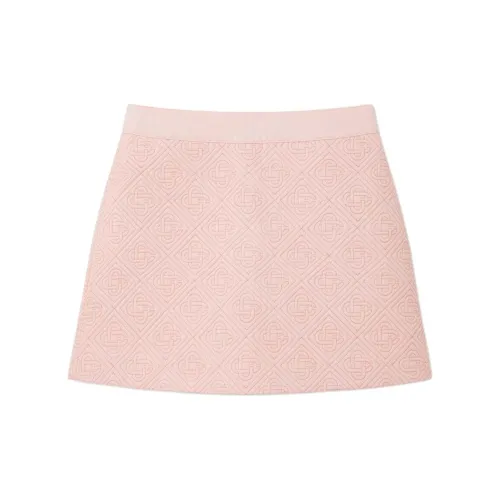 CASABLANCA FW24 Early Autumn Collection Casual Short Skirts Women's Pink