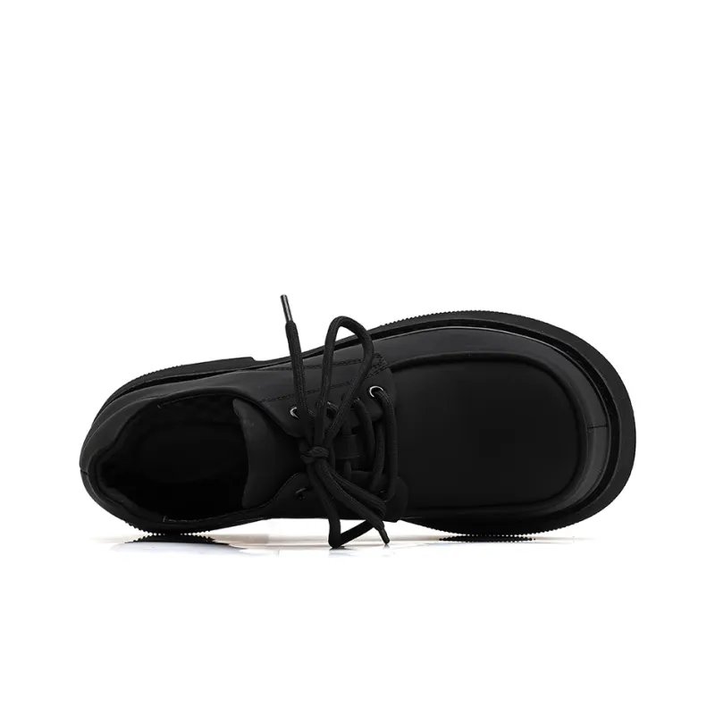 Beidouniao Men's Casual Shoes Men Low Top Black/White-3