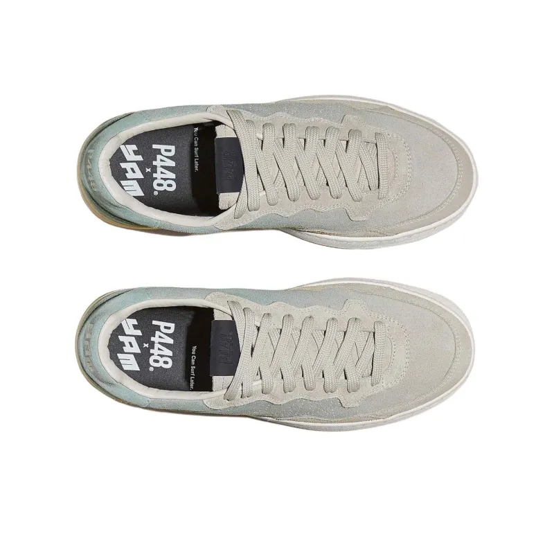 P448 Yam Low-Top Skateboard Shoes Unisex Light Green-2